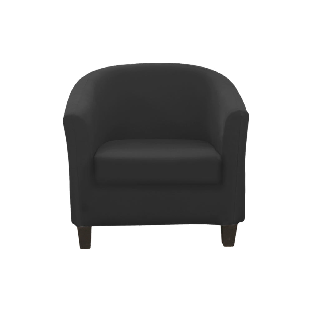 Hyper Cover Tub Chair Cover Plain Colour Black