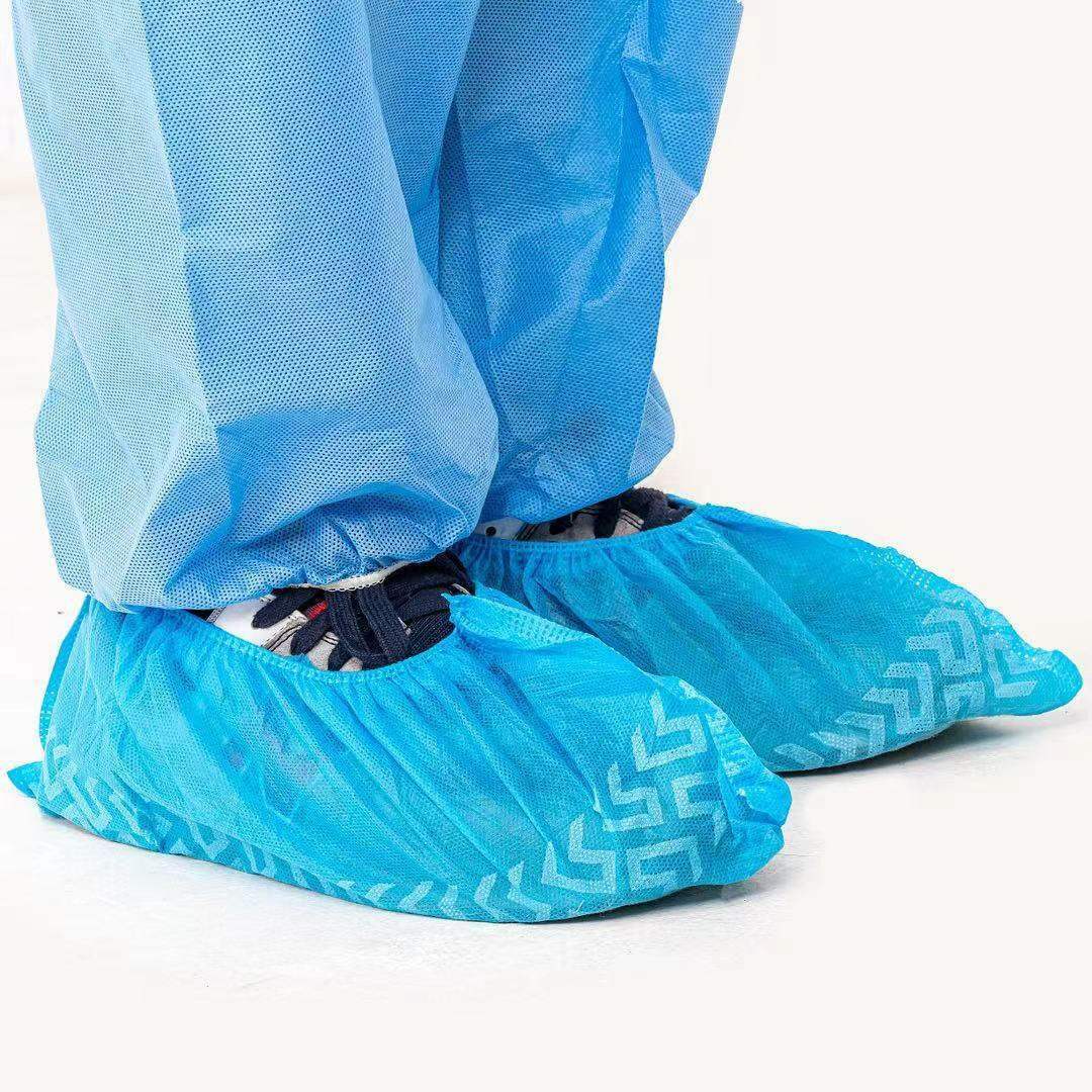Hyper Cover Disposable Shoe Covers | Non-Woven Anti-Slip Overshoes - 